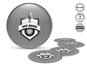 Car Rim Decal Brand Speed Burst